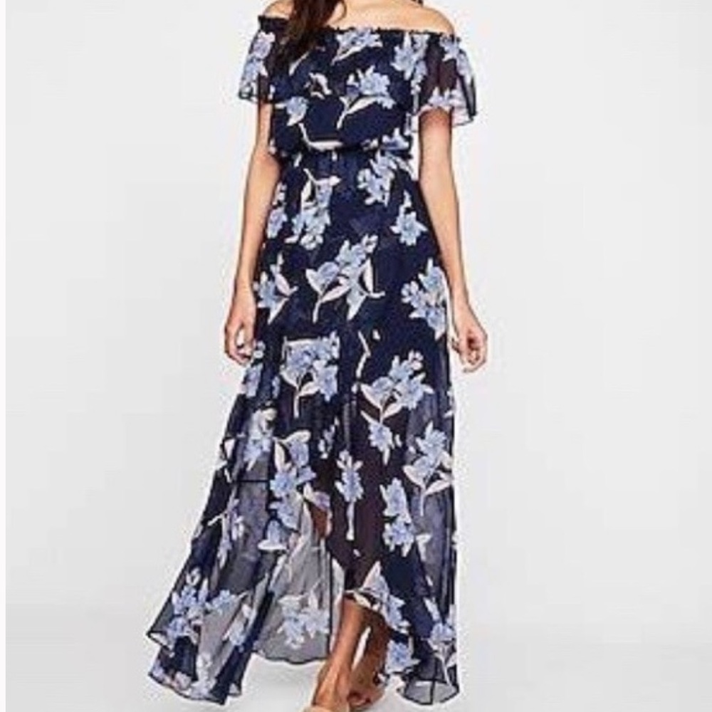 Express hi-low dress